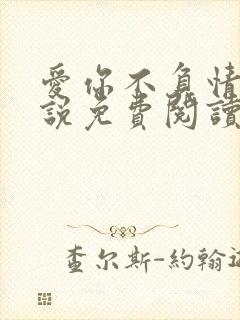 爱你不负情深小说免费阅读