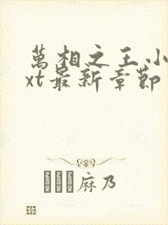 万相之王小说txt最新章节