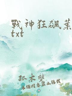 战神狂飙叶无缺txt