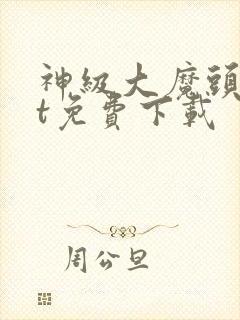 神级大魔头txt免费下载