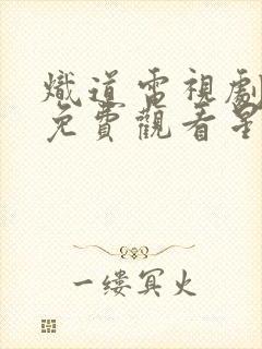 炽道电视剧全集免费观看星辰