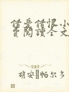 错爱错恨小说免费阅读全文