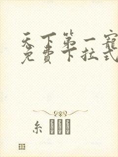 天下第一宠漫画免费下拉式六漫画