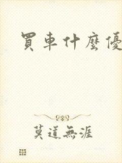 买车什么优惠大