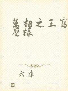 万相之王写的怎么样