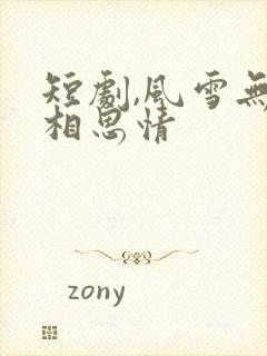 短剧,风雪无尽相思情
