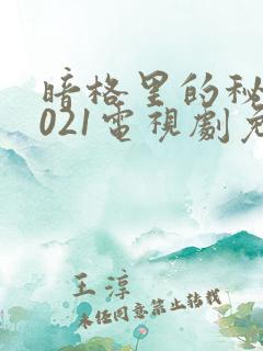 暗格里的秘密2021电视剧免费观看