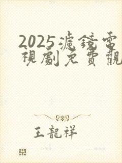 2025滤镜电视剧免费观看全集高清