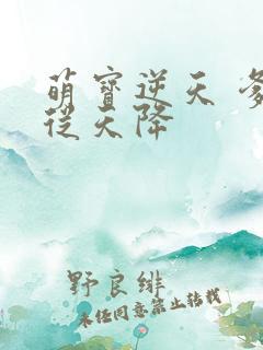 萌宝逆天 爹地从天降