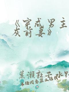 《穿成男主的炮灰前妻》