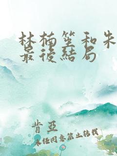 林楠笙和朱怡贞最后结局