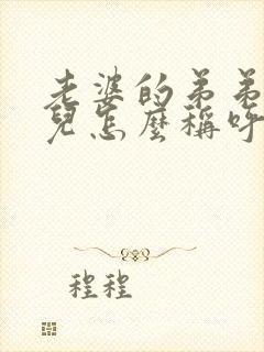 老婆的弟弟的女儿怎么称呼