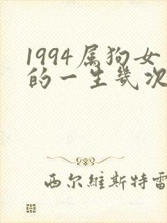 1994属狗女的一生几次婚姻