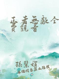 正者无敌全集免费观看