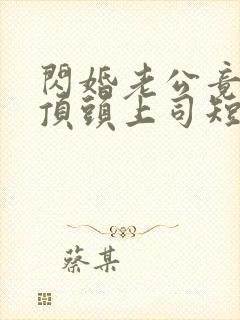 闪婚老公竟然是顶头上司短剧结局