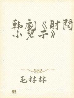 韩剧《财阀家的小儿子》