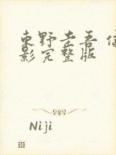 东野圭吾 信电影完整版
