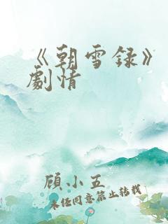 《朝雪录》分集剧情