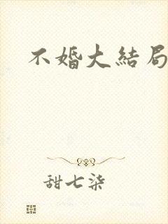 不婚大结局