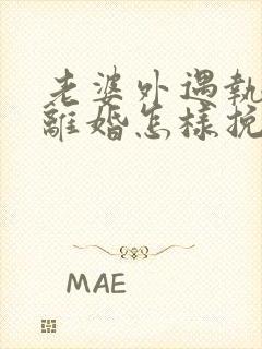 老婆外遇执意要离婚怎样挽回