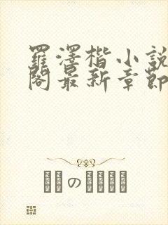 罗泽楷小说笔趣阁最新章节