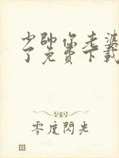 少帅你老婆又跑了免费下载txt