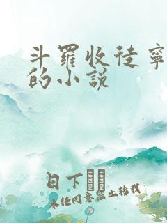 斗罗收徒宁荣荣的小说