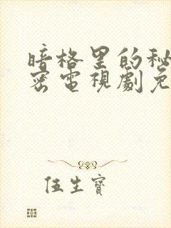 暗格里的秘密秘密电视剧免费播放