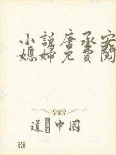 小说唐承安和儿媳妇免费阅读全文