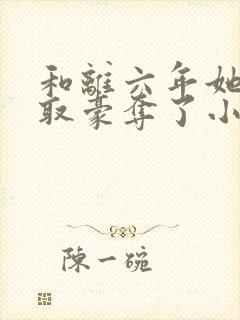 和离六年她被强取豪夺了小说