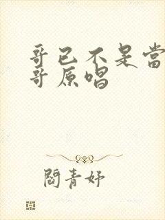 哥已不是当年的哥原唱