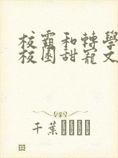 校霸和转学生的校园甜宠文