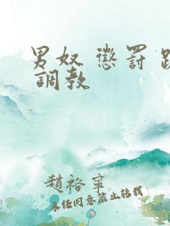 男奴 惩罚 跪 调教