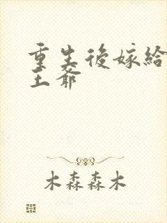 重生后嫁给病弱王爷