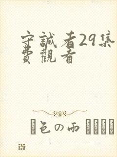 守诚者29集免费观看