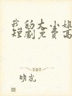 我的大小姐老婆短剧免费高清完整版