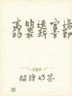 高明远官场小说的最新章节更新