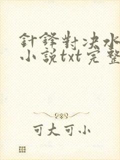 针锋对决水千丞小说txt完整版
