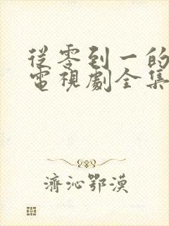 从零到一的爱情电视剧全集免费