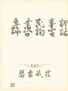 专业民事诉讼律师咨询电话