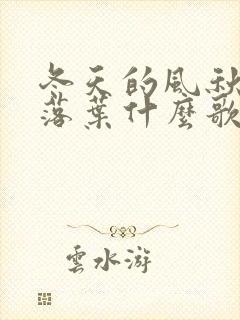 冬天的风秋天的落叶什么歌