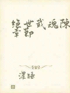 绝世武魂陈枫新章节