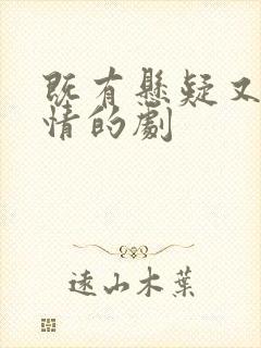 既有悬疑又有爱情的剧