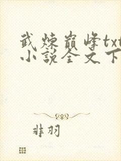 武炼巅峰txt小说全文下载