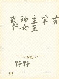 武神主宰有多少个女主
