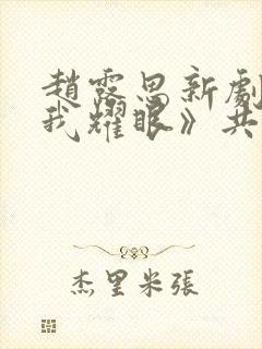 赵露思新剧《许我耀眼》共多少集啊