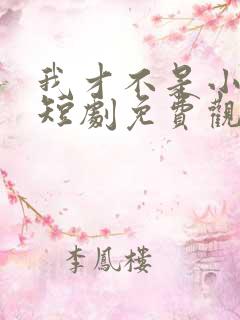 我才不是小可怜短剧免费观看全集