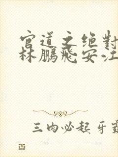 官道之绝对权力林鹏飞安江小说免费收听