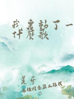 我轰动了一生是什么歌