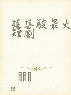 张集骏最火十部短剧